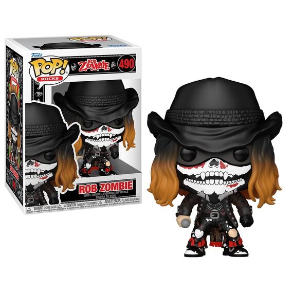 Figurka Rob Zombie POP! Rocks - Rob Zombie with Bandana (490)