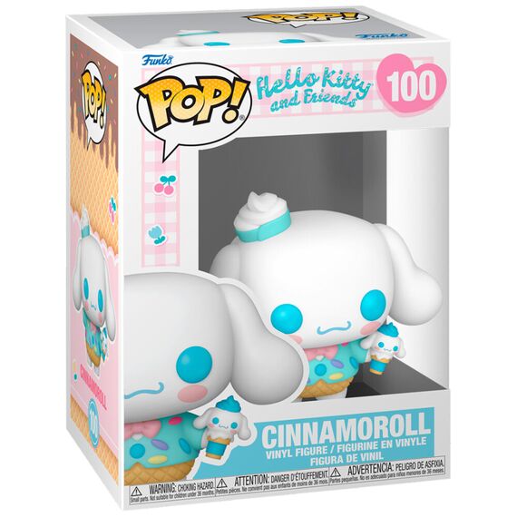 Figurka Hello Kitty & Friends POP! - Cinnamoroll with Ice Cream (100)- Zdjęcie 2