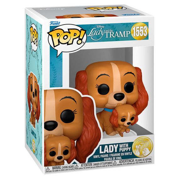 Figurka Zakochany kundel POP! - Lady with puppy (1553)- Zdjęcie 2