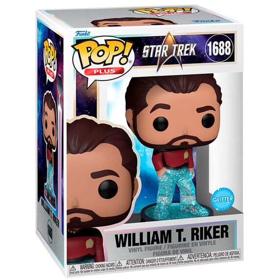 Figurka Star Trek POP! Plus - Transporting William T. Riker (Glitter) [1688]- Zdjęcie 2