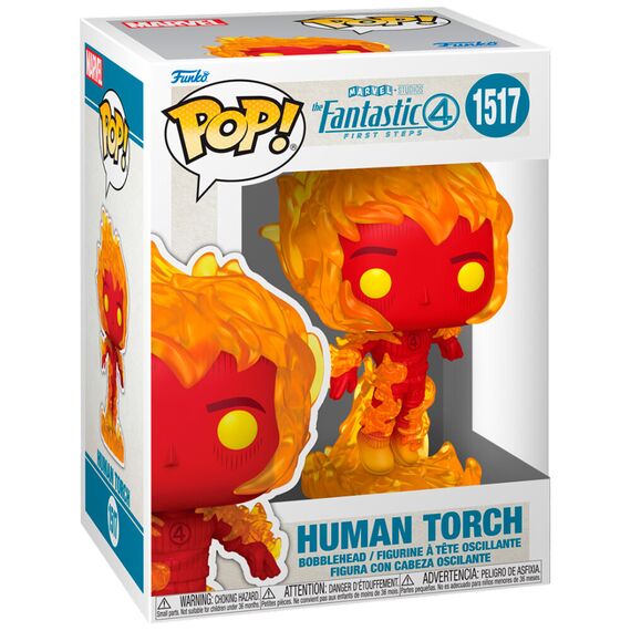 Figurka The Fantastic Four: First Steps POP! - Human Torch (1517)- Zdjęcie 2