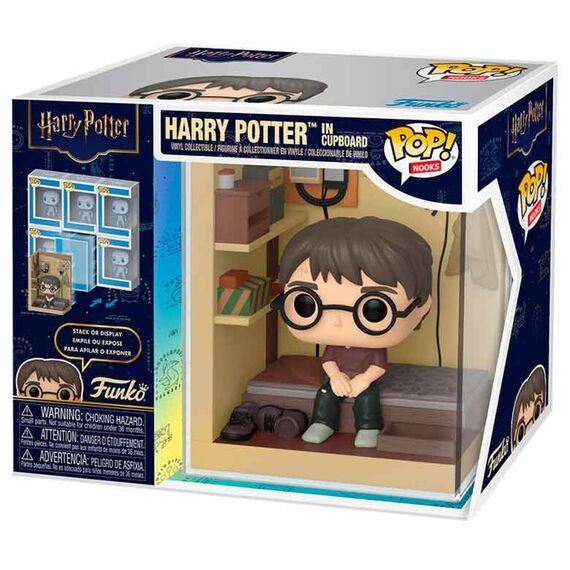 Figurka Harry Potter POP! Nooks - Harry Potter in Cupboard- Zdjęcie 2