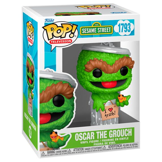 Figurka Ulica Sezamkowa POP! - Oscar the Grouch (1793)- Zdjęcie 2
