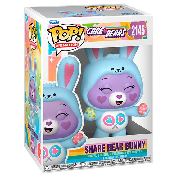 Figurka Care Bears POP! - Share Bear Bunny (2145)- Zdjęcie 2