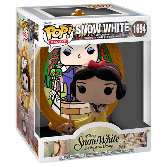 Figurka Królewna Śnieżka i siedmiu krasnoludków POP! Deluxe - Snow White / Królewna Śnieżka (Evil Queen Stained Glass) [1694]- Zdjęcie 2