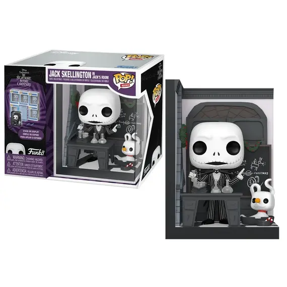 Figurka Nightmare Before Christmas POP! Nooks - Jack Skellington's Room