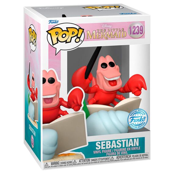 Figurka Mała Syrenka (30th Anniversary) POP! - Sebastian (Special Edition) [1239]- Zdjęcie 2