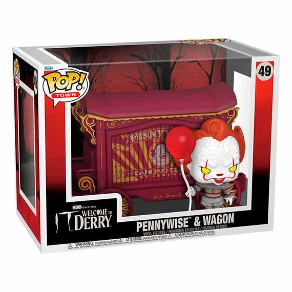 Figurka IT: Welcome to Derry POP! Town - Pennywise & Wagon (49)- Zdjęcie 2