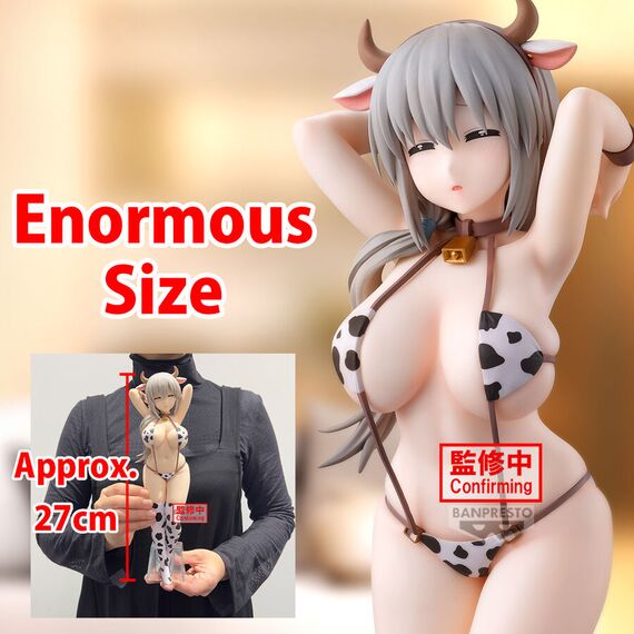 Figurka Uzaki-chan Wants to Hang Out! Glitter & Glamours - Tsuki Uzaki (Cow Print Swimsuit Ver.)- Zdjęcie 6