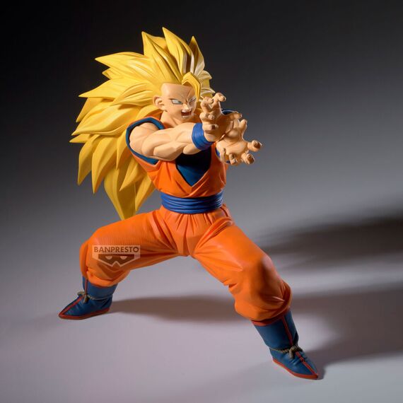 Figurka Dragon Ball Z Match Makers - Super Saiyan 3 Son Goku (vs Kid Buu)- Zdjęcie 5