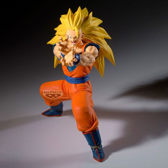 Figurka Dragon Ball Z Match Makers - Super Saiyan 3 Son Goku (vs Kid Buu)- Zdjęcie 8