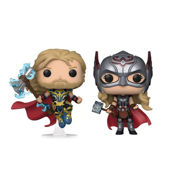 Zestaw 2 figurek Thor: Love and Thunder POP! - Thor i Mighty Thor