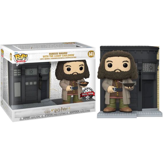 Figurka Harry Potter POP! Deluxe - Rubeus Hagrid with The Leaky Cauldron- Zdjęcie 2