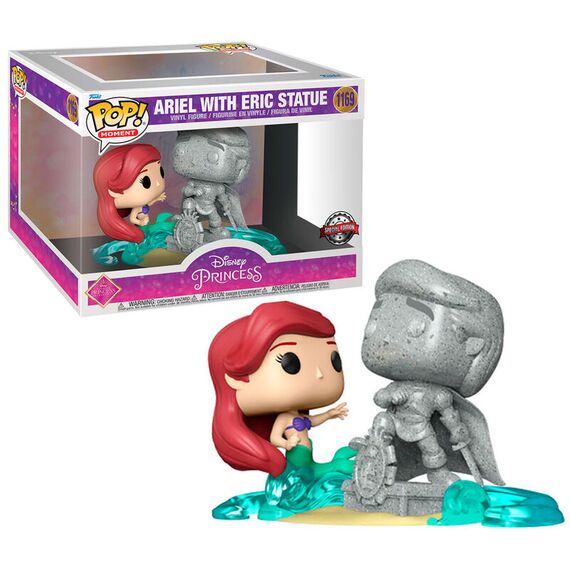 Diorama Disney Ultimate Princess POP! - The Litle Mermaid Ariel & Statue Eric Exclusive- Zdjęcie 3