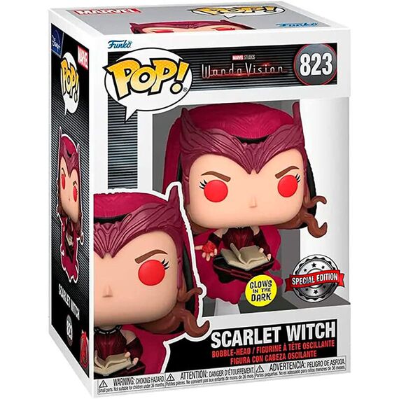 Figurka Marvel WandaVision POP! - Scarlet Witch (Special Edition GITD) [823]- Zdjęcie 2