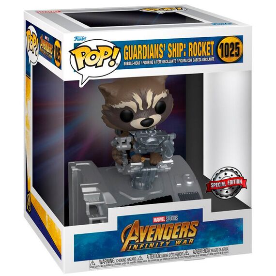 Figurka Marvel Avengers: Infinity War POP! Deluxe - Guardians' Ship: Rocket (Special Edition) [1025]- Zdjęcie 2