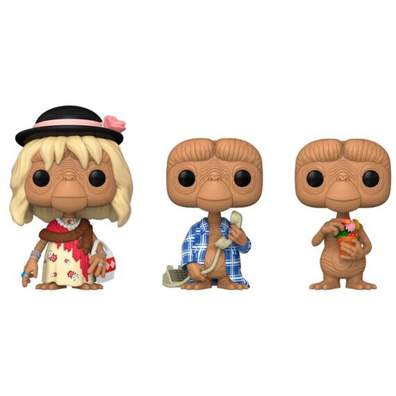 Zestaw 3 figurek E.T. POP! - E.T in Disguise / in Robe / with Flowers (Special Edition)