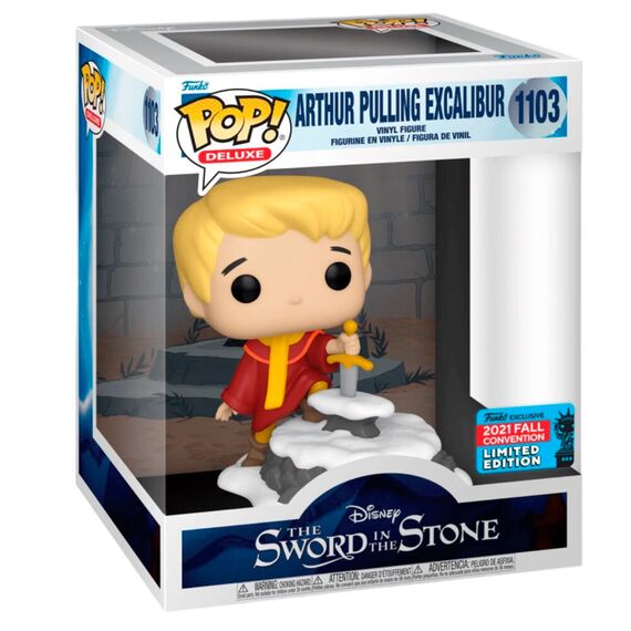 Figurka Miecz w kamieniu POP! Deluxe - Arthur pulling Excalibur (Exclusive) [1103]- Zdjęcie 2