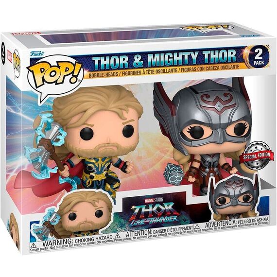 Zestaw 2 figurek Thor: Love and Thunder POP! - Thor i Mighty Thor- Zdjęcie 2