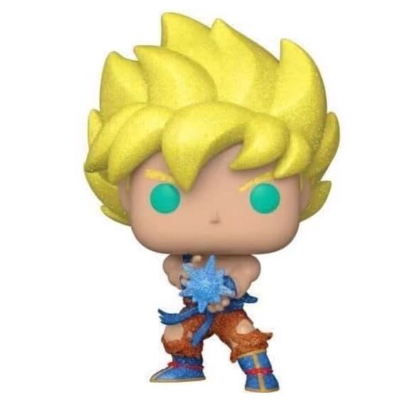 Figurka Dragon Ball Super POP! - Super Saiyan Goku with Kamehameha (Special Edition Diamond Glitter) (948)- Zdjęcie 2