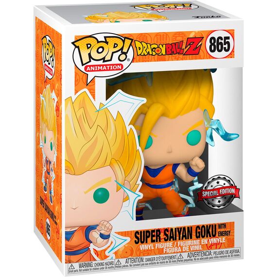 Figurka Dragon Ball Super POP! - Super Saiyan Goku with Energy (Special Edition) (865)- Zdjęcie 2