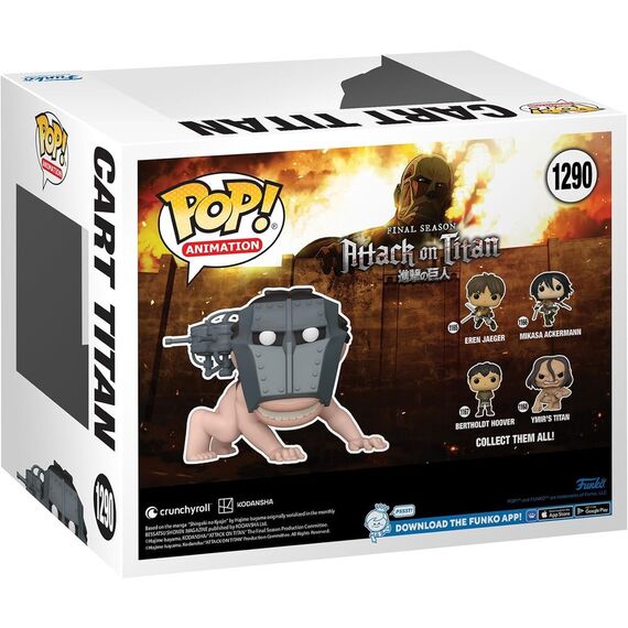 Figurka Attack on Titan POP! - Cart Titan (Special Edition) [1290]- Zdjęcie 3