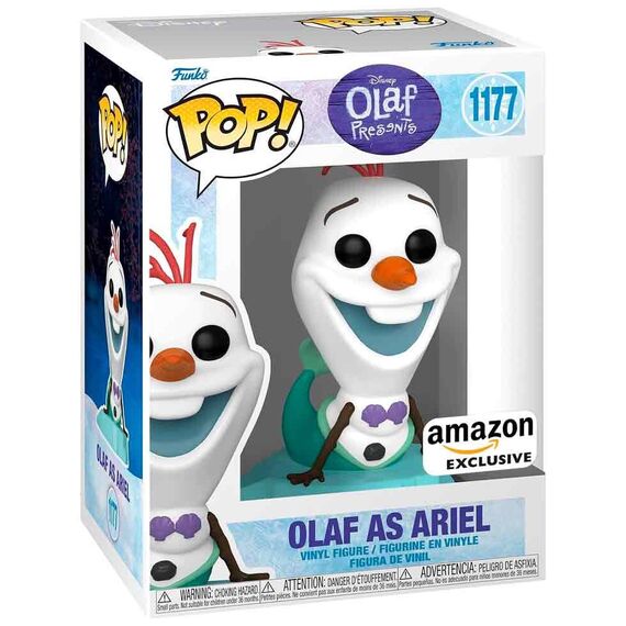 Figurka Disney Olaf Presents POP! - Olaf as Ariel (Exclusive) [1177]- Zdjęcie 2
