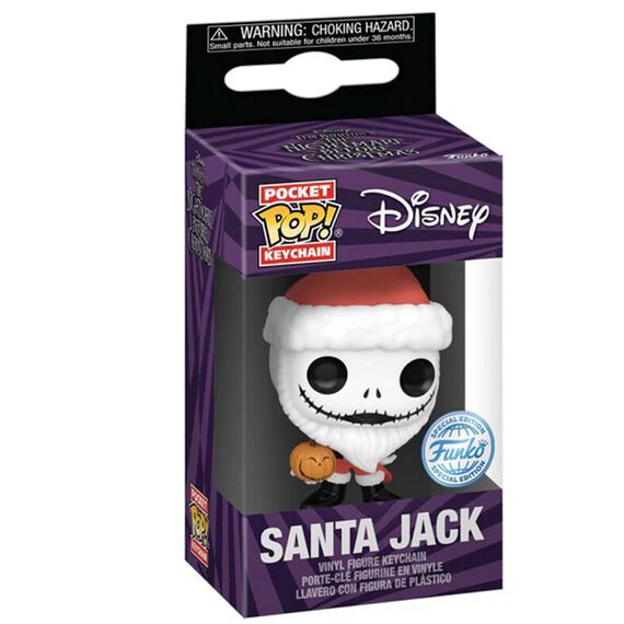 Brelok POP! Disney Nightmare Before Christmas - Santa Jack Exclusive- Zdjęcie 2