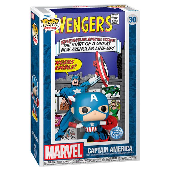 Figurka Marvel POP! Comic Covers - Kapitan Ameryka (Avengers #16) Special Edition [30]