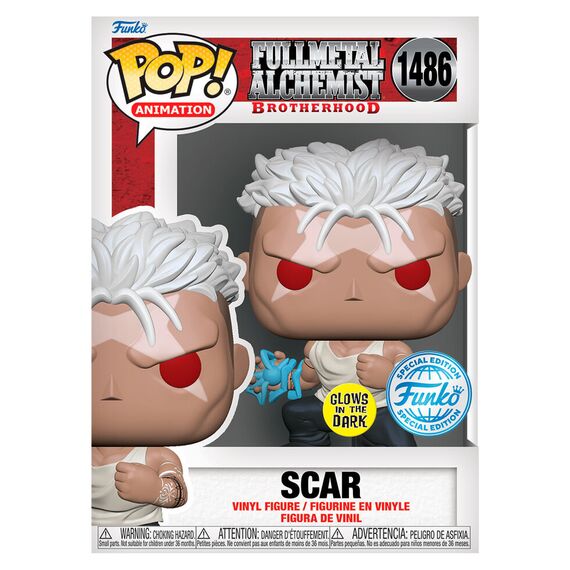Figurka Fullmetal Alchemist: Brotherhood POP! - Scar (Special Edition GITD) [1486]- Zdjęcie 2