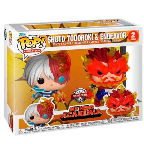 Zestaw 2 figurek My Hero Academia POP! - Shoto Todoroki i Endeavor- Zdjęcie 2