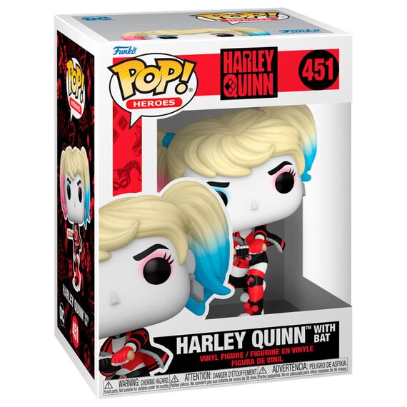Figurka Harley Quinn POP! - Harley Quinn with Bat (451)- Zdjęcie 2
