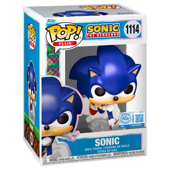 Figurka Sonic the Hedgehog POP! - Sonic (Pearlescent) (1114)- Zdjęcie 2