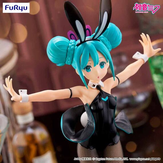 Figurka Hatsune Miku BiCute Bunnies - Hatsune Miku (Black Color Ver.)- Zdjęcie 2