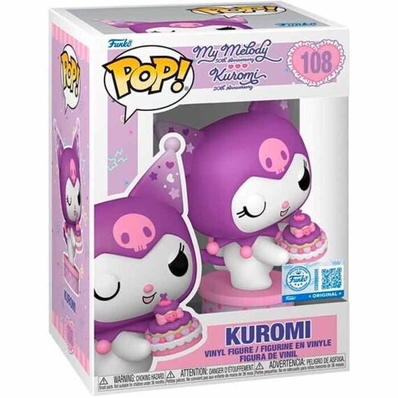 Figurka Hello Kitty and Friends 20th Anniversary POP! - Kuromi with Cake (108)- Zdjęcie 2
