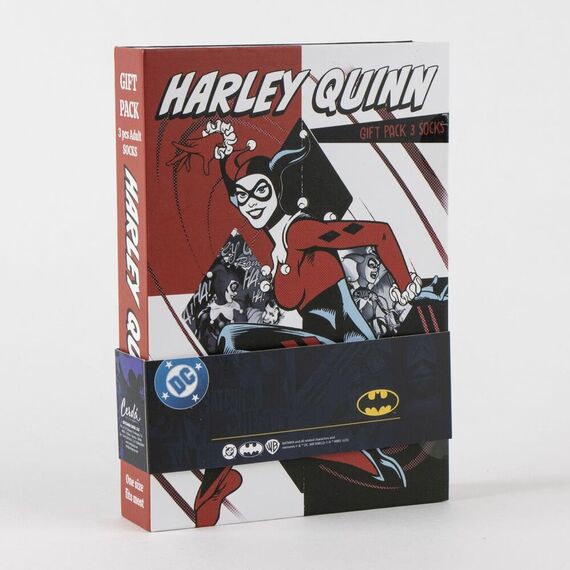 Zestaw 3 par skarpet DC Comics - Harley Quinn (36-43)- Zdjęcie 2