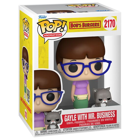 Figurka Bob's Burgers POP! - Gayle with Mr. Business (2170)- Zdjęcie 2