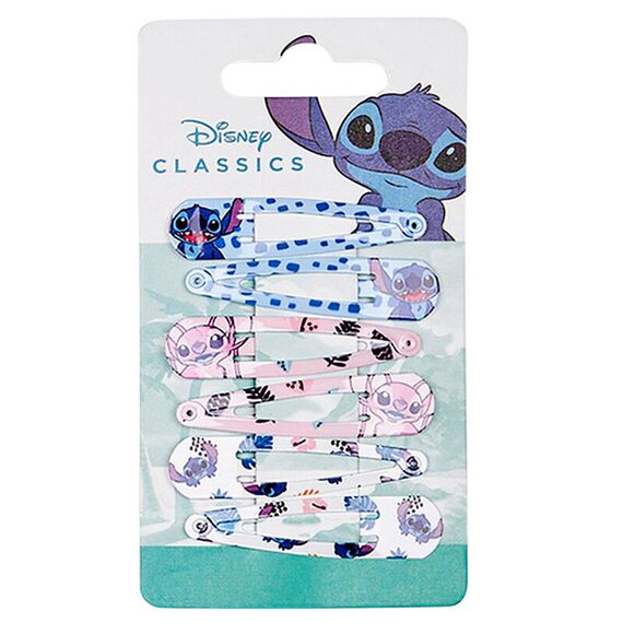Zestaw 6 spinek do włosów Disney Stitch