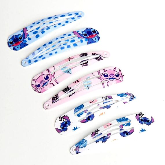 Zestaw 6 spinek do włosów Disney Stitch- Zdjęcie 2