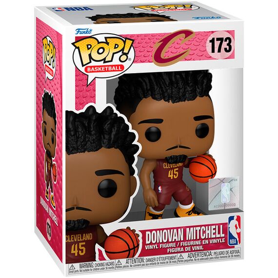 Figurka NBA: Cleveland Cavaliers POP! - Donovan Mitchell (173)- Zdjęcie 2