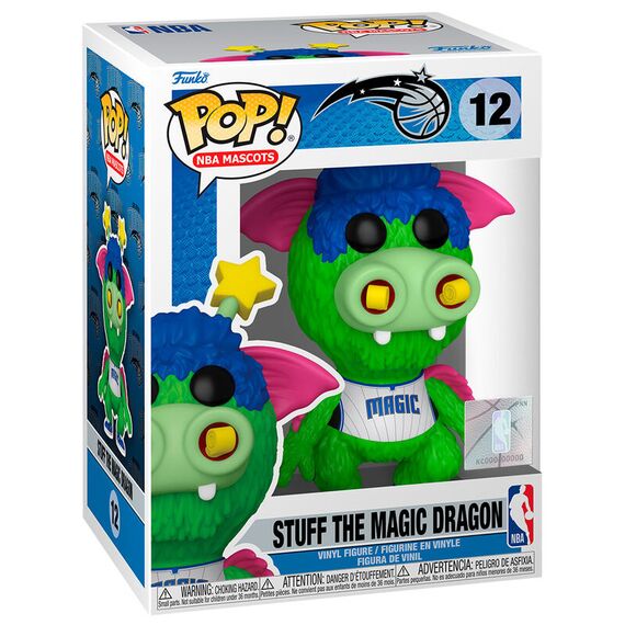 Figurka NBA: Orlando Magic POP! - Stuff the Magic Dragon (12)- Zdjęcie 2
