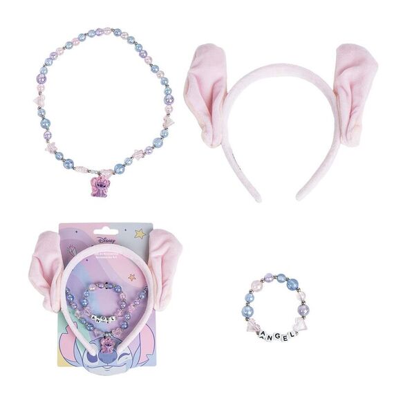 Zestaw biżuterii z opaską na głowę Disney Stitch - Angel- Zdjęcie 2