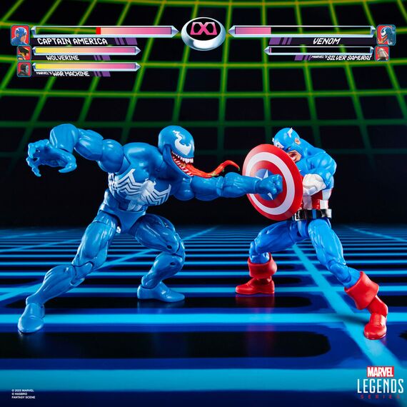 Zestaw 2 figurek Marvel Legends GamerVerse - Captain America VS Venom- Zdjęcie 2