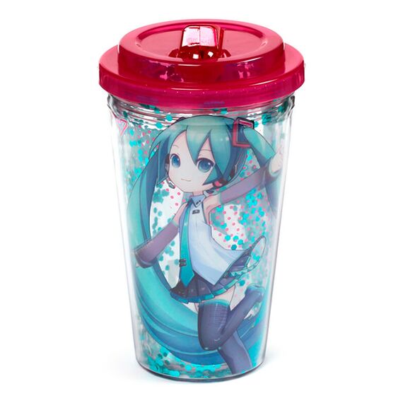 Kubek ze słomką Hatsune Miku 500ml- Zdjęcie 3