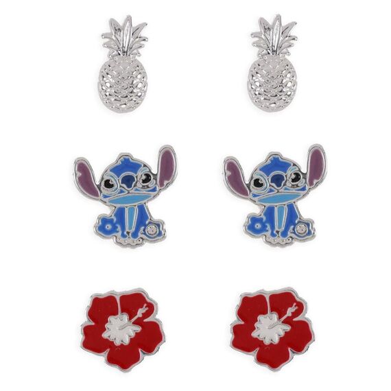 Zestaw 3 par kolczyków Disney - Stitch