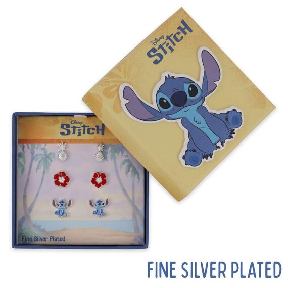 Zestaw 3 par kolczyków Disney - Stitch- Zdjęcie 2
