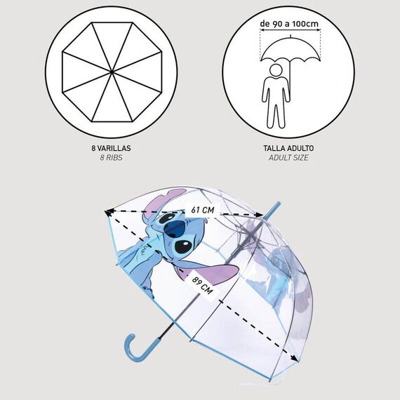 Parasol Disney - Stitch 60cm- Zdjęcie 5