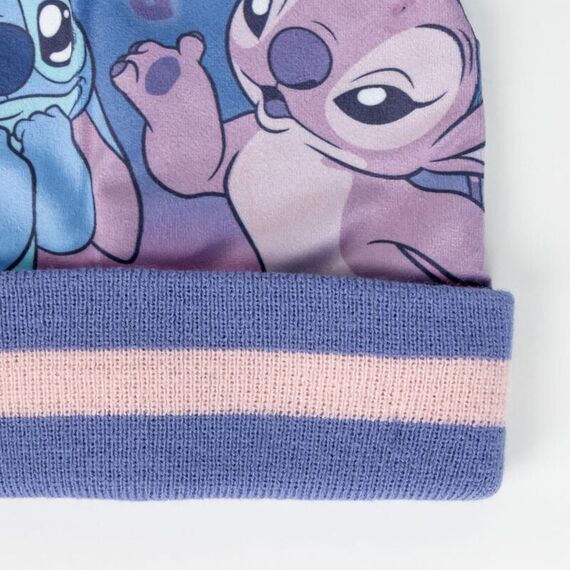 Dziecięcy zestaw zimowy Disney Stitch (czapka, komin, rękawiczki)- Zdjęcie 5
