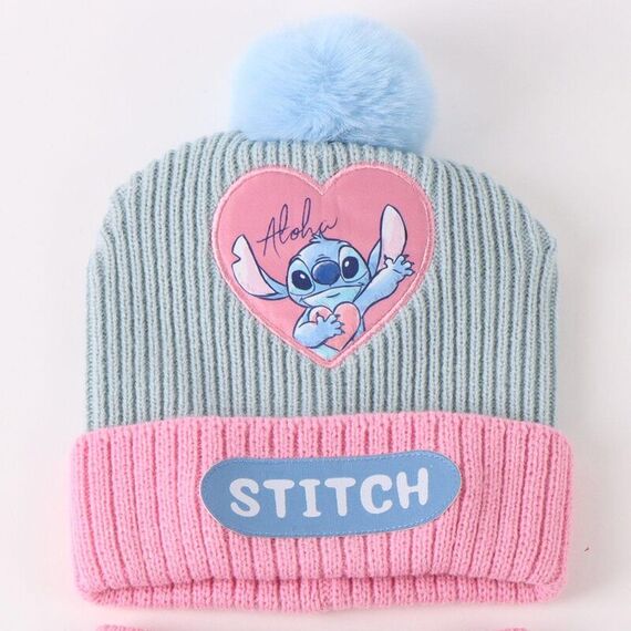 Zestaw zimowy Disnet Stitch (czapka, rękawiczki, szalik)- Zdjęcie 2