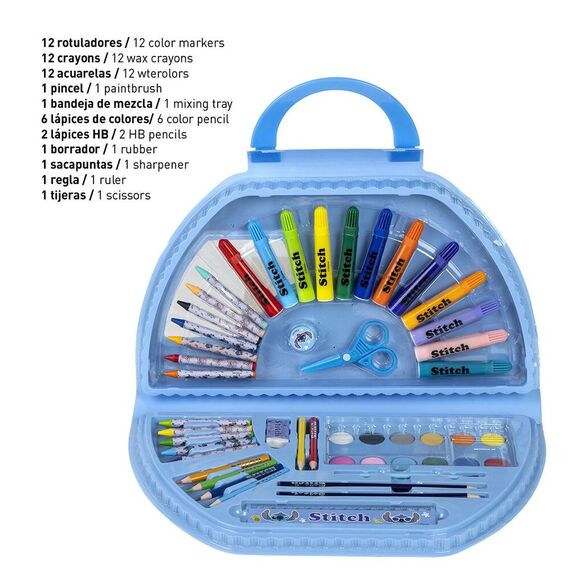 Zestaw przyborów Disney Stitch (50 elementów)- Zdjęcie 3